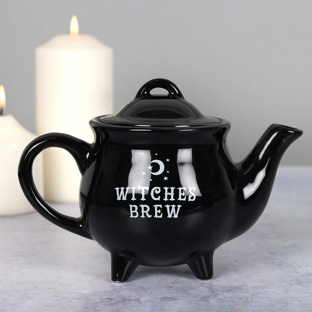 Something Different - Witches Brew Ceramic Teekanne - Schwarz
